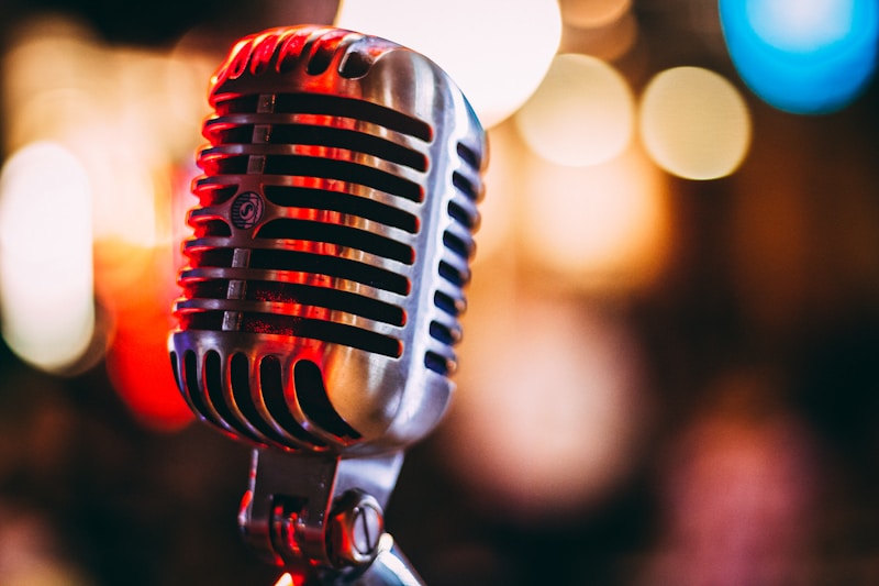 Community radio studio — distinct angle